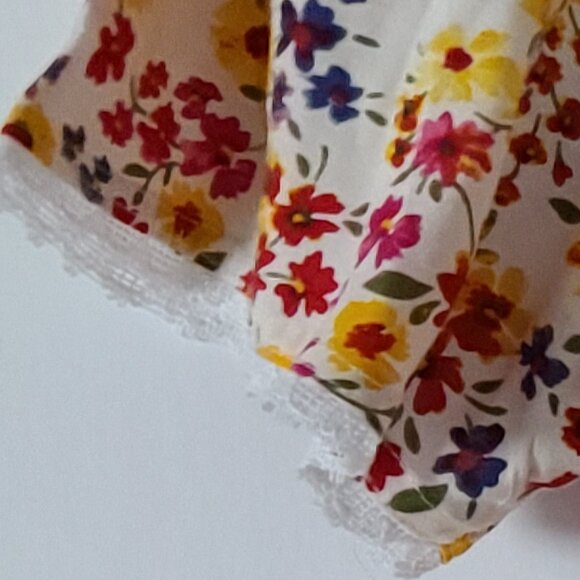 JOLIE & JOY BY FCT WITH LOVE FLORAL GIRLS SMOCKED ONE-PIECE DRESS SIZE XL 16 - Picture 7 of 11